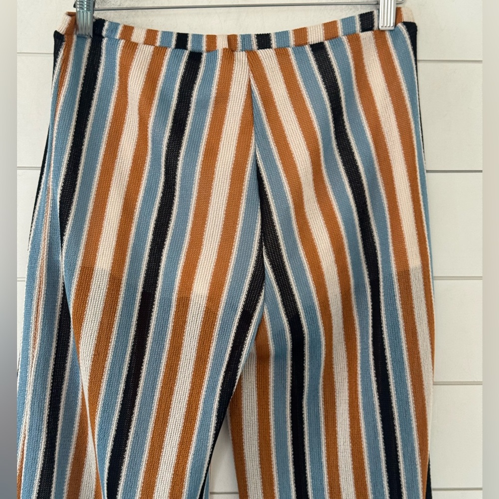 Free People Size S Pants (Bridget Stripe) Costal Beah - Picture 4 of 15
